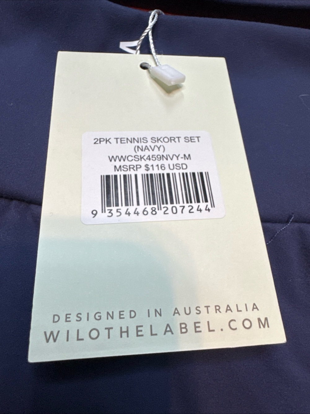 Wilo the Label Navy Athletic Skort set with NWT - Picture 8 of 11